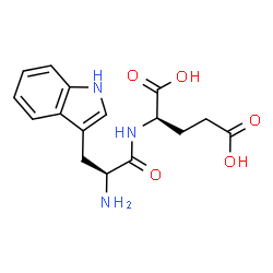 ChemSpider 2D Image | L-Tryptophyl-D-glutamic acid | C16H19N3O5