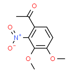 ChemSpider 2D Image | 1-(3,4-Dimethoxy-2-nitrophenyl)ethanone | C10H11NO5