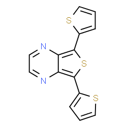 ChemSpider 2D Image | 5,7-Di(2-thienyl)thieno[3,4-b]pyrazine | C14H8N2S3