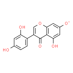 ChemSpider 2D Image | 3-(2,4-Dihydroxyphenyl)-5-hydroxy-4-oxo-4H-chromen-7-olate | C15H9O6