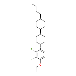 ChemSpider 2D Image | (1s,1'r,4S,4'r)-4-Butyl-4'-(4-ethoxy-2,3-difluorophenyl)-1,1'-bi(cyclohexyl) | C24H36F2O