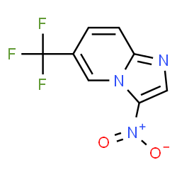 ChemSpider 2D Image | 3-Nitro-6-(trifluoromethyl)imidazo[1,2-a]pyridine | C8H4F3N3O2