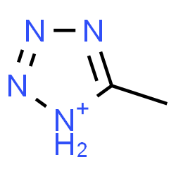 ChemSpider 2D Image | 5-Methyl-1H-tetrazol-1-ium | C2H5N4