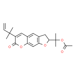 ChemSpider 2D Image | rutamarin | C21H24O5
