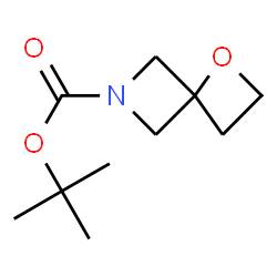 ChemSpider 2D Image | tert-Butyl 1-oxa-6-azaspiro[3.3]heptane-6-carboxylate | C10H17NO3