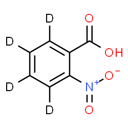 ChemSpider 2D Image | 2-Nitro(~2~H_4_)benzoic acid | C7HD4NO4