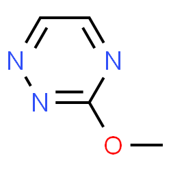 ChemSpider 2D Image | 3-Methoxy-1,2,4-triazine | C4H5N3O