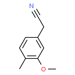 ChemSpider 2D Image | 3-Methoxy-4-methylphenylacetonitrile | C10H11NO