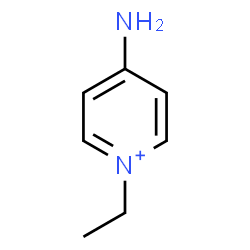ChemSpider 2D Image | 4-Amino-1-ethylpyridinium | C7H11N2