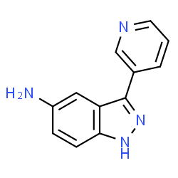 ChemSpider 2D Image | 3-(3-Pyridinyl)-1H-indazol-5-amine | C12H10N4