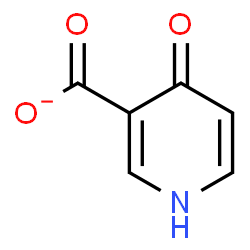 ChemSpider 2D Image | 4-Hydroxynicotinate | C6H4NO3