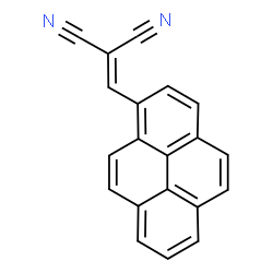 ChemSpider 2D Image | (1-Pyrenylmethylene)malononitrile | C20H10N2