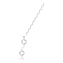 ChemSpider 2D Image | Heptadecyl 4-[(E)-(4-nitrophenyl)diazenyl]benzoate | C30H43N3O4