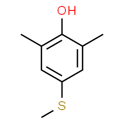 ChemSpider 2D Image | 2,6-Dimethyl-4-(methylsulfanyl)phenol | C9H12OS