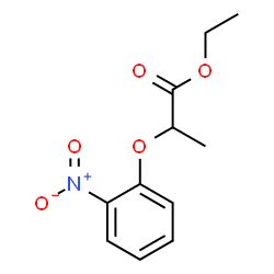 ChemSpider 2D Image | Ethyl 2-(2-nitrophenoxy)propanoate | C11H13NO5