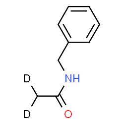 ChemSpider 2D Image | N-Benzyl(2,2-~2~H_2_)acetamide | C9H9D2NO