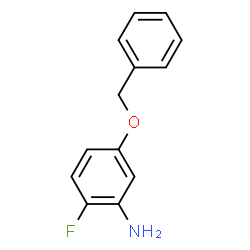 ChemSpider 2D Image | 5-(Benzyloxy)-2-fluoroaniline | C13H12FNO
