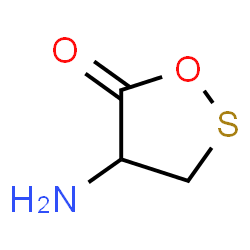 ChemSpider 2D Image | 4-Amino-1,2-oxathiolan-5-one | C3H5NO2S