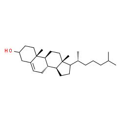 ChemSpider 2D Image | (17xi)-Cholest-5-en-3-ol | C27H46O