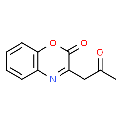 ChemSpider 2D Image | 3-(2-oxopropyl)-1,4-benzoxazin-2-one | C11H9NO3