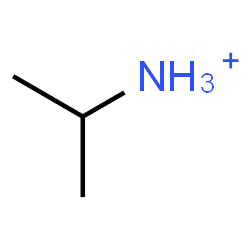 ChemSpider 2D Image | 2-Propanaminium | C3H10N