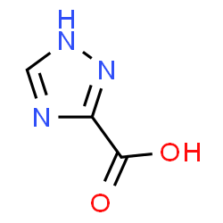 ChemSpider 2D Image | 1,2,4-Triazole-3-carboxylic acid | C3H3N3O2