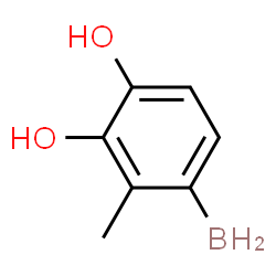 ChemSpider 2D Image | 4-Boryl-3-methyl-1,2-benzenediol | C7H9BO2