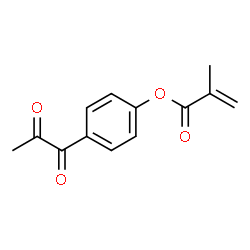 ChemSpider 2D Image | 4-Pyruvoylphenyl methacrylate | C13H12O4