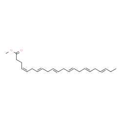ChemSpider 2D Image | Methyl (4Z,7E,10E,13E,16E,19E)-4,7,10,13,16,19-docosahexaenoate | C23H34O2