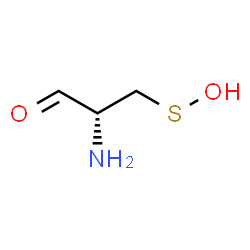 ChemSpider 2D Image | (2R)-2-Amino-3-(hydroxysulfanyl)propanal | C3H7NO2S