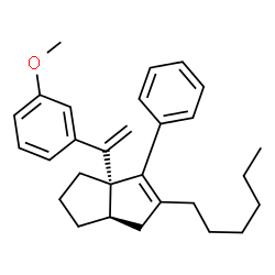 ChemSpider 2D Image | (8beta)-8-[1-(3-Methoxyphenyl)vinyl]-1,6:7,14-dicycloprosta-1,3,5,7(14)-tetraene | C29H36O