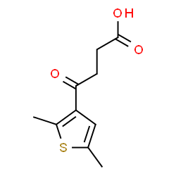 ChemSpider 2D Image | 2,5-Dimethyl-Î³-oxo-3-thiophenebutanoic acid | C10H12O3S