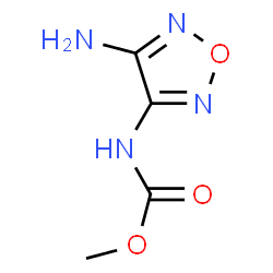 ChemSpider 2D Image | Methyl (4-amino-1,2,5-oxadiazol-3-yl)carbamate | C4H6N4O3