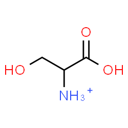 ChemSpider 2D Image | 1-Carboxy-2-hydroxyethanaminium | C3H8NO3