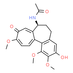 ChemSpider 2D Image | 3-Demethylcolchicine | C21H23NO6