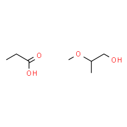 ChemSpider 2D Image | Propanoic acid - 2-methoxy-1-propanol (1:1) | C7H16O4