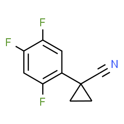 ChemSpider 2D Image | 1-(2,4,5-Trifluorophenyl)cyclopropanecarbonitrile | C10H6F3N