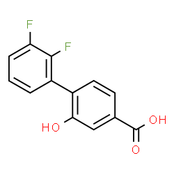 ChemSpider 2D Image | 2',3'-Difluoro-2-hydroxy-4-biphenylcarboxylic acid | C13H8F2O3