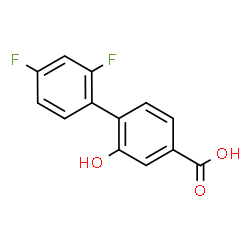 ChemSpider 2D Image | 2',4'-Difluoro-2-hydroxy-4-biphenylcarboxylic acid | C13H8F2O3