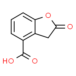 ChemSpider 2D Image | 2-Oxo-2,3-dihydrobenzofuran-4-carboxylic acid | C9H6O4