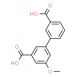 ChemSpider 2D Image | 5-Methoxy-3,3'-biphenyldicarboxylic acid | C15H12O5