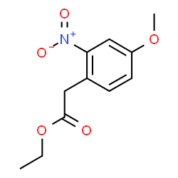 ChemSpider 2D Image | Ethyl (4-methoxy-2-nitrophenyl)acetate | C11H13NO5