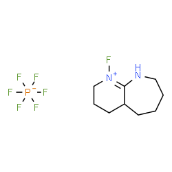 ChemSpider 2D Image | 1-Fluoro-2,3,4,4a,5,6,7,8-octahydro-1H-pyrido[2,3-b]azepin-1-ium hexafluorophosphate | C9H16F7N2P