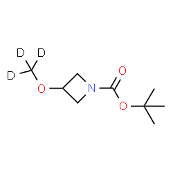 ChemSpider 2D Image | 2-Methyl-2-propanyl 3-[(~2~H_3_)methyloxy]-1-azetidinecarboxylate | C9H14D3NO3