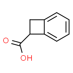 ChemSpider 2D Image | 1-BENZOCYCLOBUTENECARBOXYLIC ACID | C9H8O2
