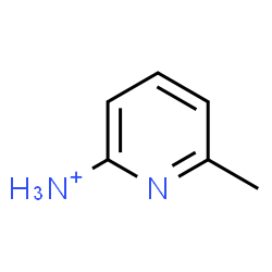 ChemSpider 2D Image | 6-Methyl-2-pyridinaminium | C6H9N2