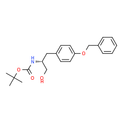 ChemSpider 2D Image | 2-Methyl-2-propanyl {(2R)-1-[4-(benzyloxy)phenyl]-3-hydroxy-2-propanyl}carbamate | C21H27NO4