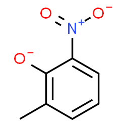 ChemSpider 2D Image | 2-Methyl-6-nitrophenolate | C7H6NO3