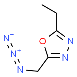 ChemSpider 2D Image | 2-(Azidomethyl)-5-ethyl-1,3,4-oxadiazole | C5H7N5O