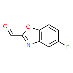 ChemSpider 2D Image | 5-Fluoro-2-benzoxazolecarboxaldehyde | C8H4FNO2